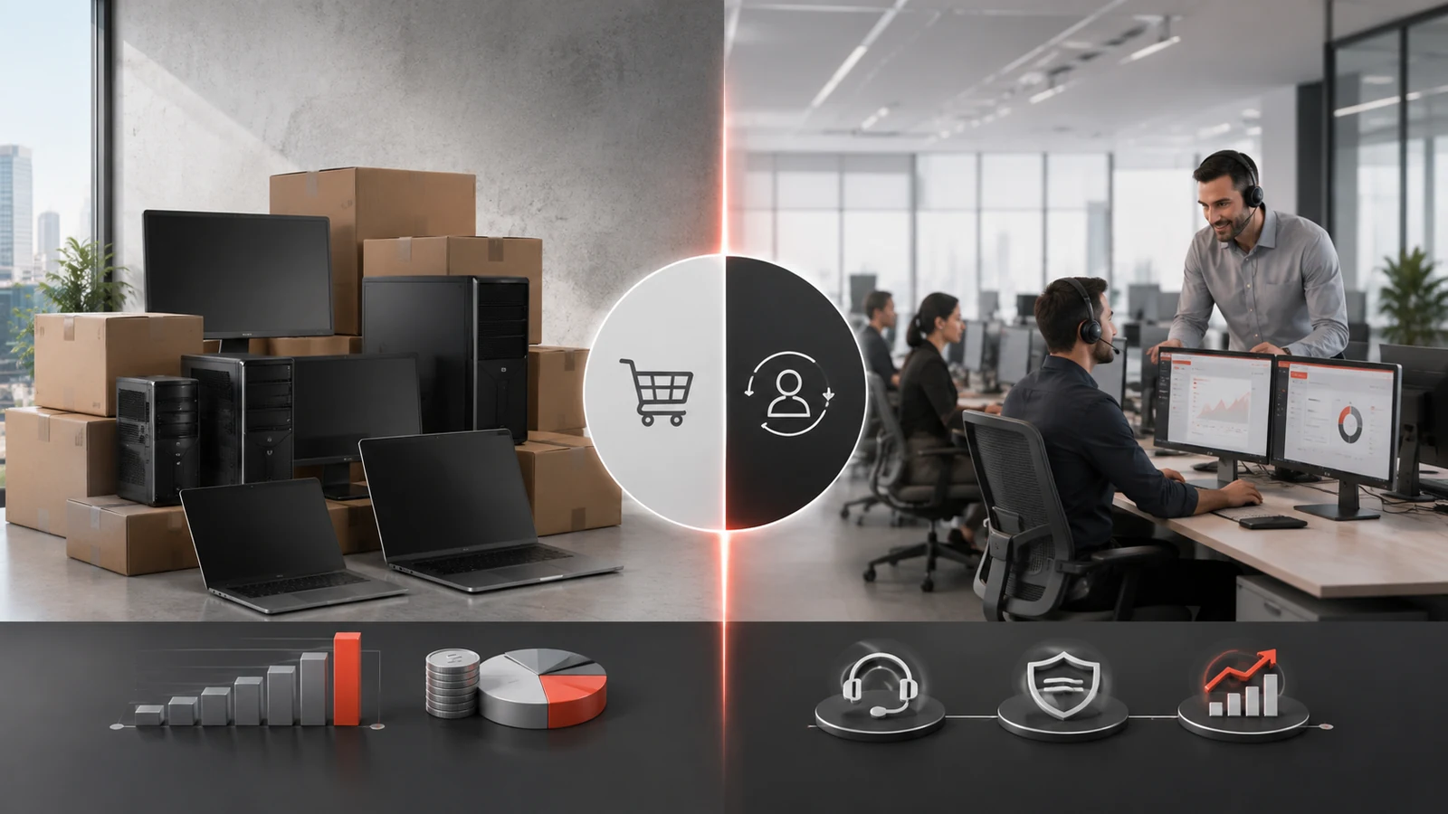 Comprar ou alugar computadores para a empresa?