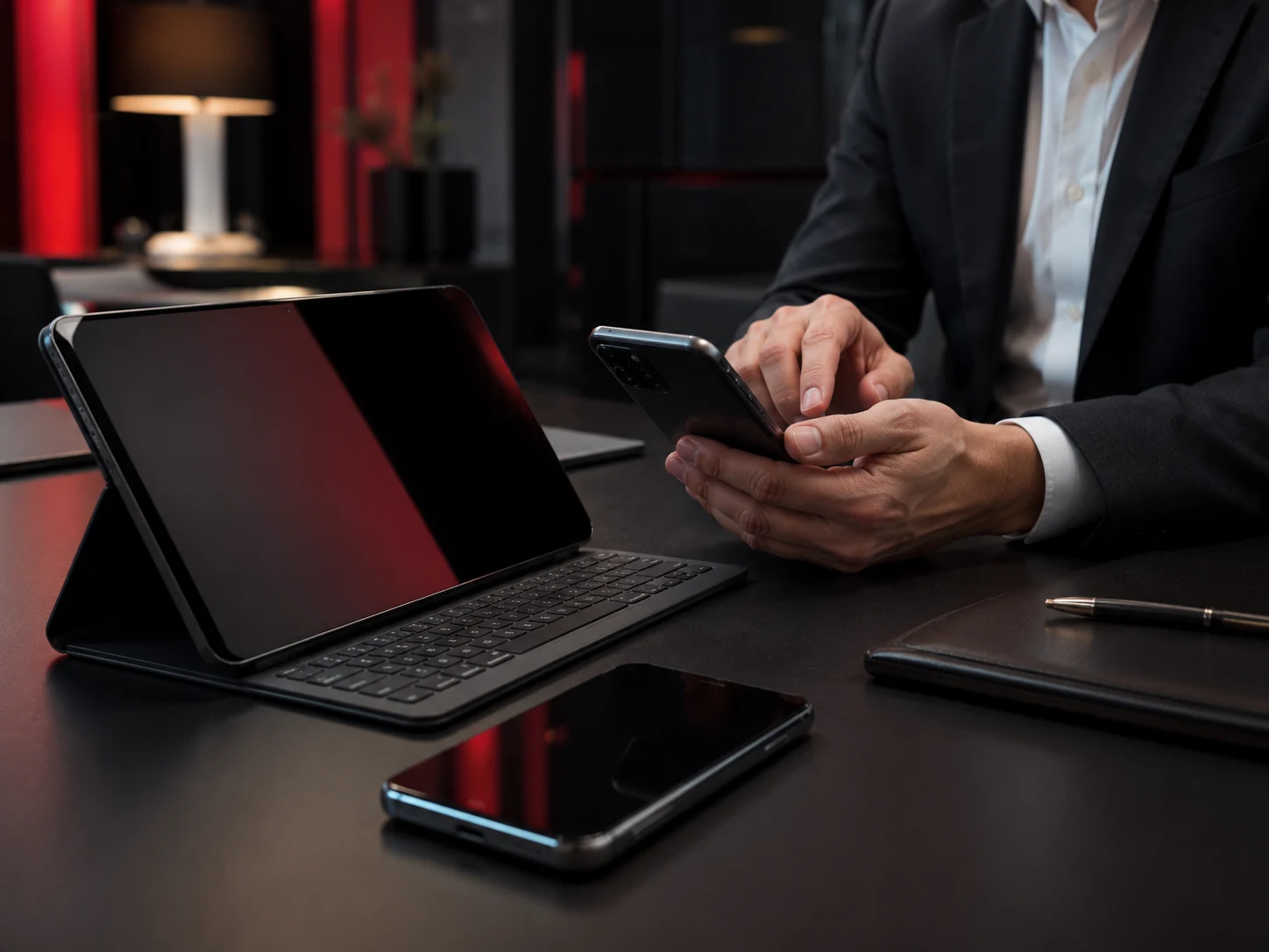 Tablets e celulares corporativos